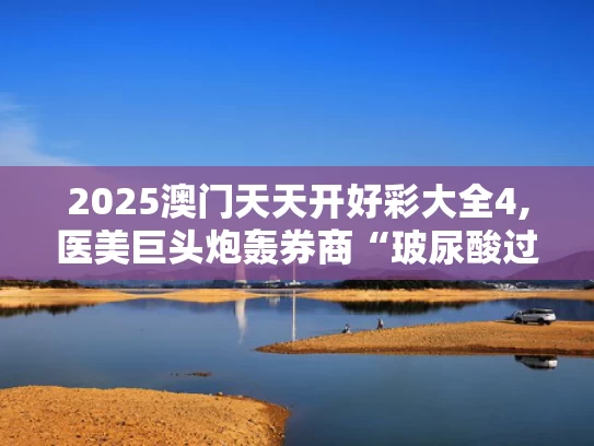 2025澳门天天开好彩大全4,医美巨头炮轰券商“玻尿酸过时”论